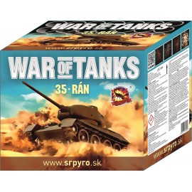 WAR OF TANKS 35 Schuss Kal.36mm - 1 Karton 2 Stück