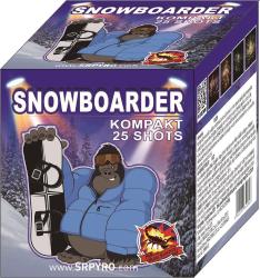 Snowboarder 25 Schuss
