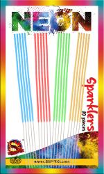Neon Wunderkerzen 28cm 20 Stcke