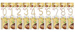 Wunderkerzen No 0-9 mix 15,5 cm