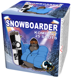 Snowboarder 25 Schuss