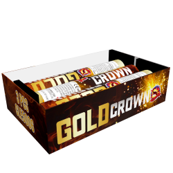 XL Gold Crown 3 Stcke 30 mm