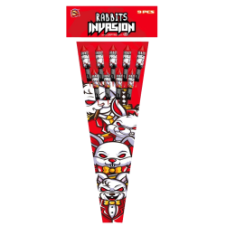 Rabbits Invasion 9 Stcke 37-47 mm